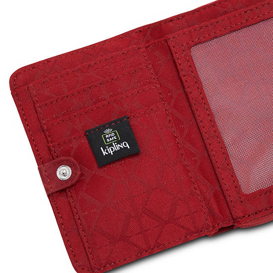 Kipling Money Love Small Wallet Portefeuille Rood | BE 2215LI